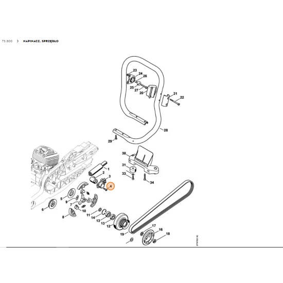 STIHL   Śruba z łbem walcowym IS M5x16 9022 341 0980